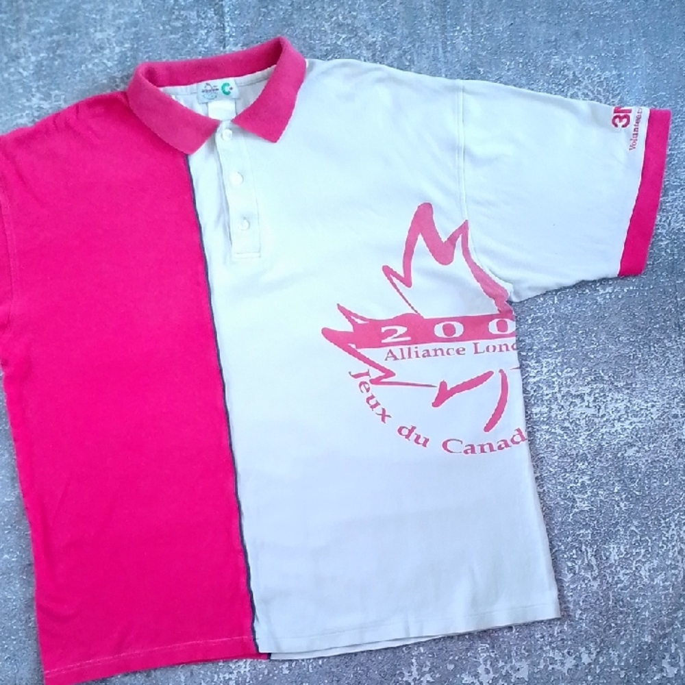 Vintage 2001 ALLIANCE LONDONJeux du Canada Games Polo Shirt